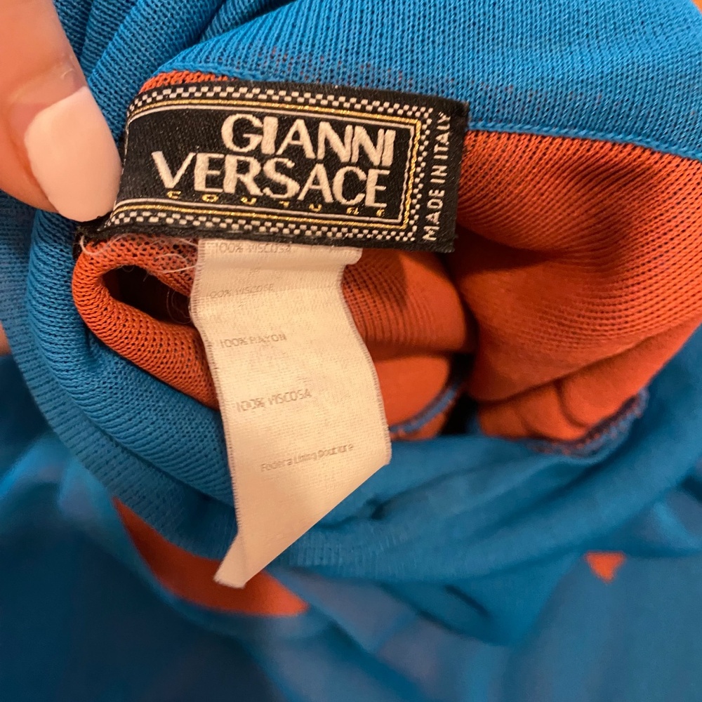 Vintage Versace top sz 40 - Picture 9 of 13